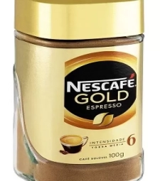 Imagem Cafe Soluvel Nescafe 6 X 100g Gold Espresso 6 de Estrela Atacado