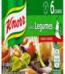 Imagem Caldo Knorr 10 X 57g Legumes  de Estrela Atacado