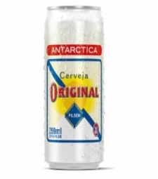 Imagem Cerveja Antarctica 8 X 269ml Original Lata de Estrela Atacado