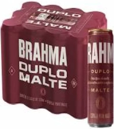 Imagem de capa de Cerveja Brahma Duplo Malte 12 X 350ml Sleek Lata