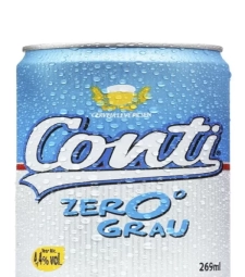 Cerveja Conti 12 X 269ml Zero Grau Latinha