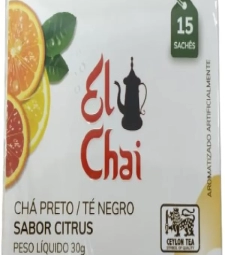 Imagem Cha Preto El Chai 30g Citrus de Estrela Atacado