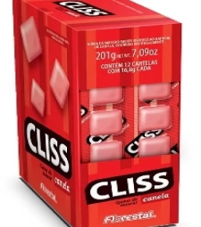 CHICLE CLISS 12 X 16,8G CANELA