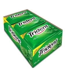 CHICLE TRIDENT 21 UNID. MENTA