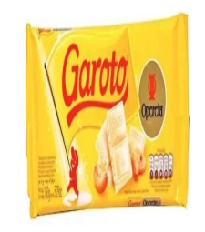 Imagem Chocolate Barra Garoto 14 X 90g Branco C/castanha De Caju Opereta de Estrela Atacado