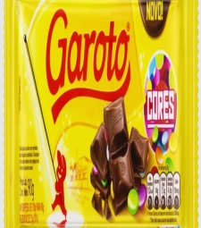 Chocolate Barra Garoto 14 X 90g Cores