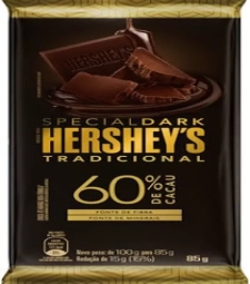 CHOCOLATE BARRA HERSHEYS 12 X 85G DARK TRADICIONAL