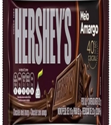 Imagem Chocolate Barra Hersheys 16 X 92g Meio Amargo de Estrela Atacado