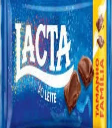 Imagem de capa de Chocolate Barra Lacta 12 X 165g Ao Leite