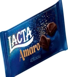CHOCOLATE BARRA LACTA 17 X 90G AMARO