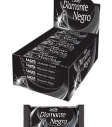 Imagem Chocolate Barra Lacta 17 X 90g Diamante Negro  de Estrela Atacado