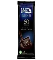 CHOCOLATE BARRA LACTA 60% CACAU 17 X 85G ORIGINAL