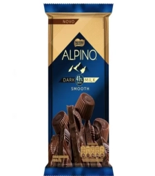 Imagem Chocolate Barra Nestle 14 X 85g Alpino Dark Milk 41% Cacau de Estrela Atacado