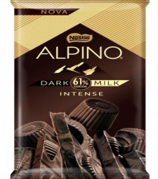 Imagem Chocolate Barra Nestle 14 X 85g Alpino Dark Milk 61% Cacau de Estrela Atacado