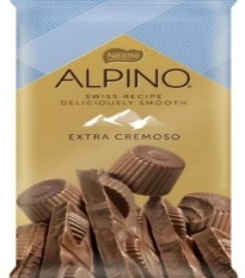 Imagem Chocolate Barra Nestle 14 X 85g Alpino Extra Cremoso de Estrela Atacado