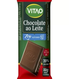 Imagem Chocolate Barra Vitao Ao Leite 70g Zero Acucar de Estrela Atacado
