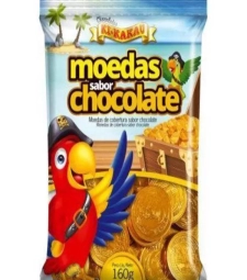 Imagem Chocolate Moedas Kikakau 160gr de Estrela Atacado