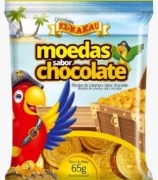 Imagem Chocolate Moedas Kikakau 65gr de Estrela Atacado