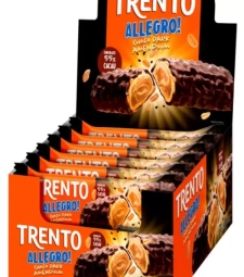 Imagem Chocolate Trento Allegro 16 X 35g Choco Dark E Amendoim de Estrela Atacado