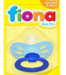 Imagem Chupeta Ext. Air ClÁssica Fiona Ortod. Silicone Azul Tam 2 de Mercadinho