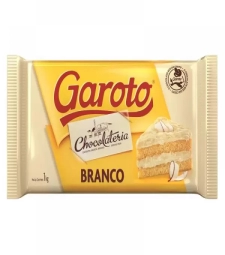 COBERTURA BARRA GAROTO 1KG CHOCOLATE BRANCO 