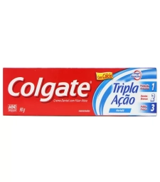 Imagem Creme Dental Colgate 12 X 90g Tripla Acao Hortela de Estrela Atacado