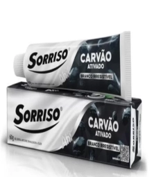 Imagem Creme Dental Sorriso 12 X 60g Carvao de Estrela Atacado