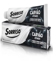 Imagem Creme Dental Sorriso 12 X 90g Carvao Ativado de Estrela Atacado