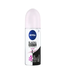 Imagem Desodorante Nivea Roll On 6 X 50ml Cl Invisible Black&white  de Estrela Atacado