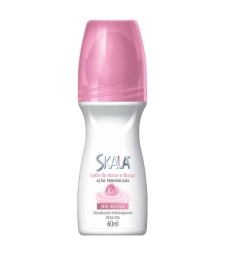 Desodorante Skala Roll-on 12 X 60ml Leite De Arroz E Rosas