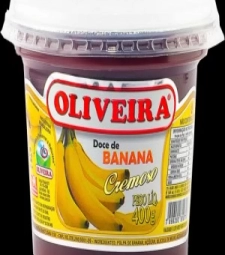 Imagem Doce Frutas Oliveira 12 X 900g Banana de Estrela Atacado