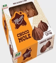 Imagem Doce Teta De Nega Nutri Bonn 1,010kg Chocomole Preta de Estrela Atacado