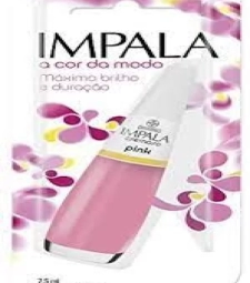 Imagem Esmalte Impala 7,5ml Cremoso Pink de Estrela Atacado