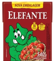 Extrato De Tomate Elefante 12 X 540g Tp