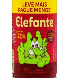 Imagem de capa de Extrato De Tomate Elefante 24 X 340g + 35g Lata Promo 