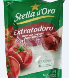 Imagem Extrato De Tomate Stella D'oro 8 X 1,7kg Sachet de Estrela Atacado