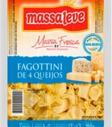 Imagem Fagottini Queijo Massa Leve 350g  de Mercadinho