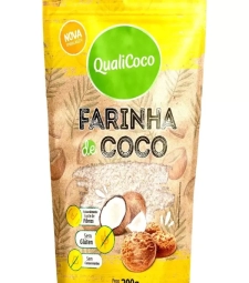 Imagem Farinha De Coco Qualicoco 12 X 200g de Estrela Atacado