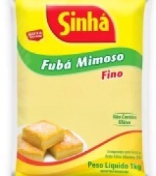 Imagem Fuba Sinha 20 X 1kg Mimoso de Estrela Atacado
