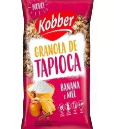 Imagem Granola De Tapioca Kobber 12 X 200g Banana Mel de Estrela Atacado