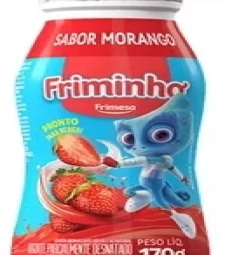 Iogurte Friminho Garrafa 12 X 170g Morango