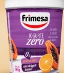 Imagem Iogurte Zero Frimesa Copo 12 X 165gr Mamao/laranja  de Estrela Atacado