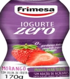 Imagem Iogurte Zero Frimesa Garrafa 12 X 170gr Morango de Estrela Atacado