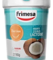 Iogurte Zero Lactose Frimesa Copo 12 X 165gr Coco