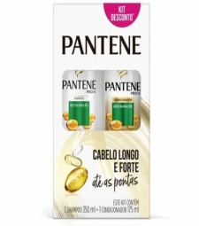 Kit Pantene Shampoo 350ml + Condicionador 175ml Restaucao