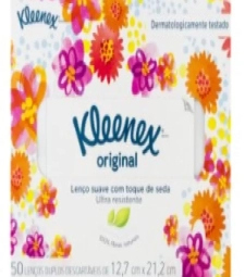 Imagem Lenco Kleenex Original 12,7cm X 21,2cm 50unid. Sortido de Estrela Atacado