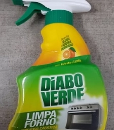 Imagem Limpa Forno Diabo Verde 12 X 300ml Spray Laranja de Estrela Atacado
