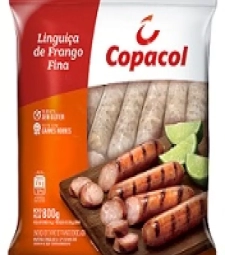 Linguica Frango Copacol 12 X 800g Fina