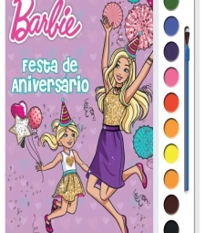Imagem Livro Aquarela Barbie: Festa De Aniversario de Estrela Atacado