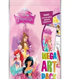 Imagem Livro Mega Art Pack Princesas de Estrela Atacado
